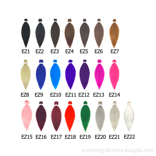 braiding hair pre stretch synthetic jumbo braids hair ombre color ez prestretched braiding hair extension 26inch provide label